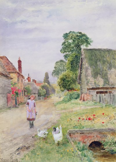 The Goose Girl by Henry John Yeend King